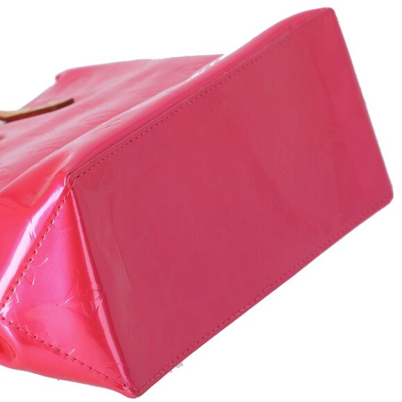 Louis Vuitton Reade PM Monogram Vernis Handbag M91221 Fuchsia Pink - Picture 6 of 7